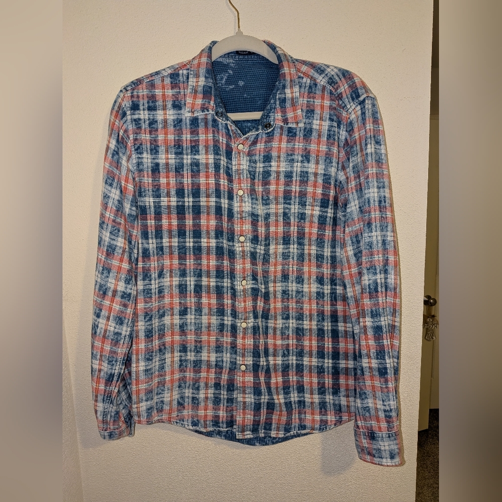 Reversible Women's Pearl Button Down Shirt